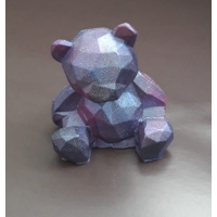 Фигурка из шоколадной глазури "Медведь геометрический КОСМОС" *