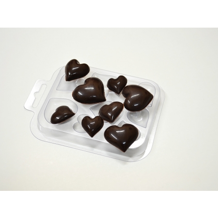 Форма для шоколада "Шоко-сердечки №3"