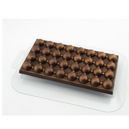 Форма для шоколадной плитки "Плитка Круги"