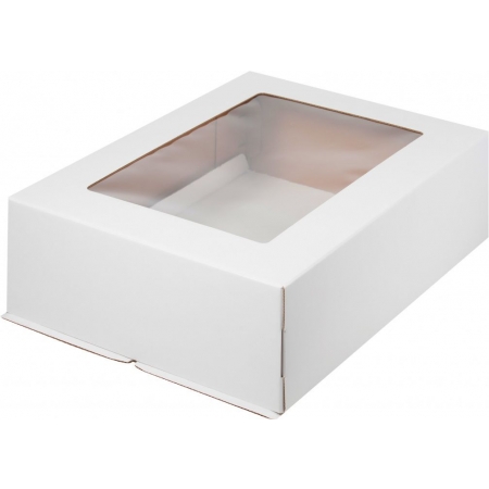 Коробка для торта 30х40х12 см с окном (торт-цифра)