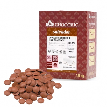 Шоколад молочный Salvador 35% Chocovic 250 г
