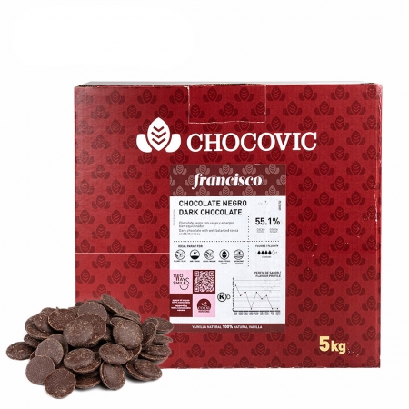 Шоколад молочный Francisco 55% Chocovic 250 г